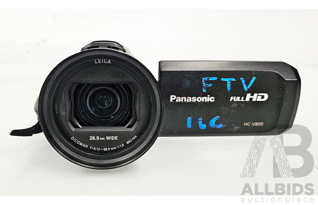 Panasonic (HC-V800) Full HD Video Camera