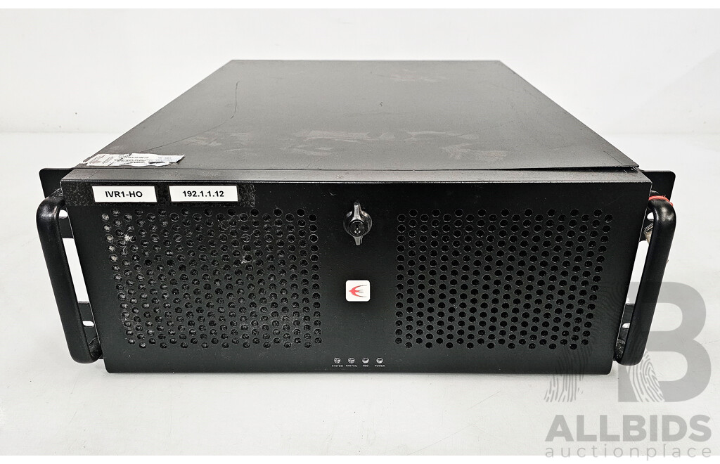 Rack Mountable Intel Xeon (E5606) 2.13GHz 4-Core CPU 4RU Server