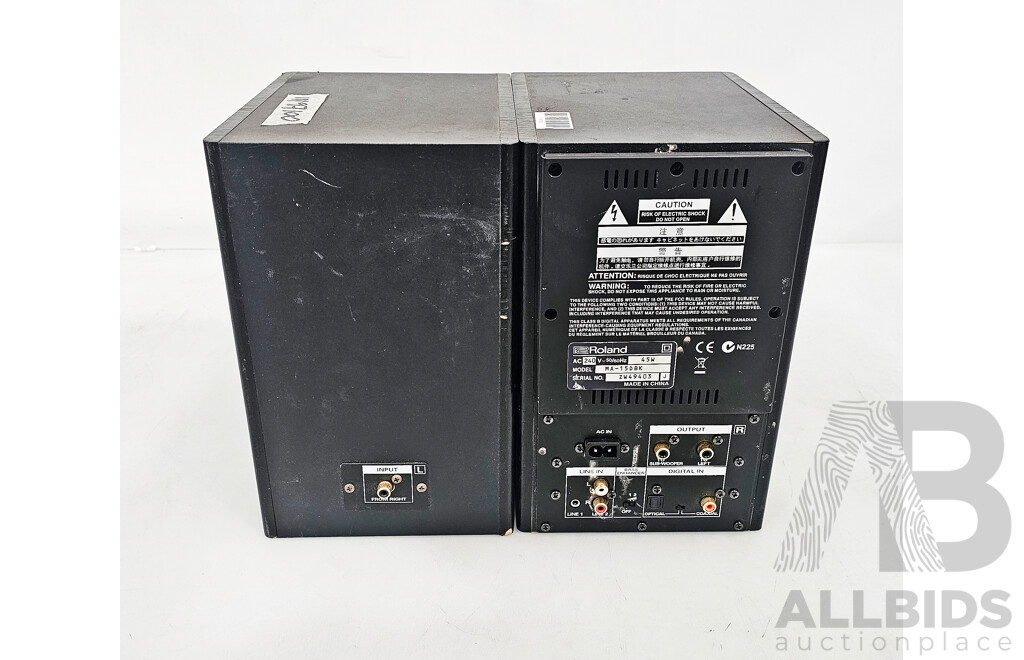 Roland (MA-15DBK) Digital Stereo Micro Monitors