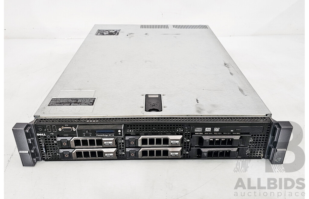Dell PowerEdge R710 Intel Xeon (X5550) 2.66GHz-3.06GHz 6-Core CPU 2RU Server W/ 16GB DDR3