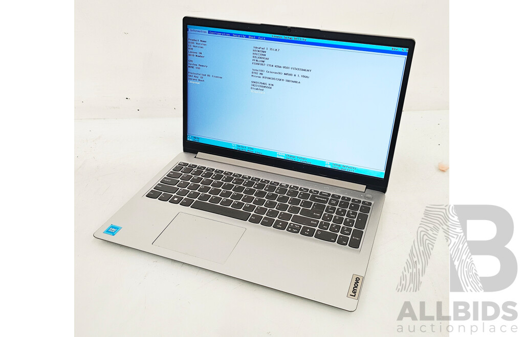 Lenovo IdeaPad 1 15IJL7 Intel Celeron (N4500) 1.10GHz 2-Core CPU 15.6-Inch Laptop