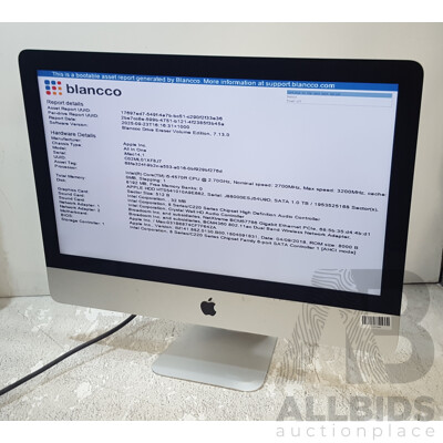 Apple (A1418) Intel Core i5 (4570R) 2.70GHz-3.20GHz 4-Core CPU 21.5-Inch iMac (Late-2013)