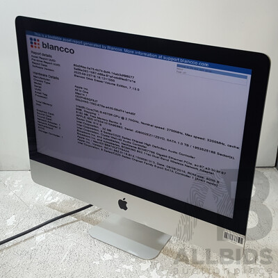 Apple (A1418) Intel Core i5 (4570R) 2.70GHz-3.20GHz 4-Core CPU 21.5-Inch iMac (Late-2013)