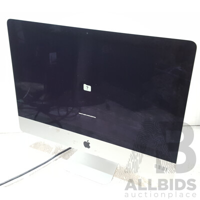 Apple (A1418) Intel Core i5 (7500) 3.40GHz-3.80GHz 4-Core CPU 21.5-Inch Retina 4K iMac (Mid-2017)