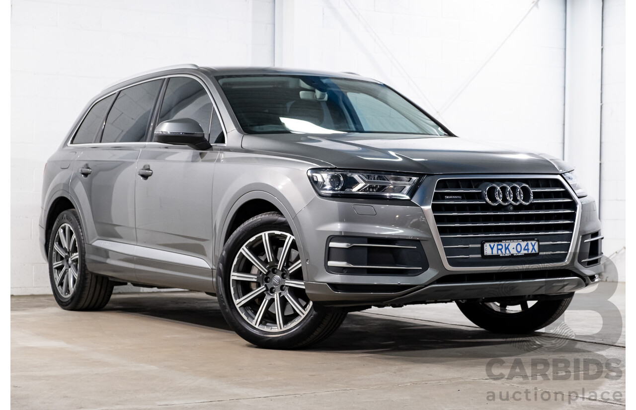 11/2015 Audi Q7 3.0 TDI Quattro (AWD) 4M 4d Wagon Graphite Grey Metallic Turbo Diesel V6 3.0L - 7 Seater