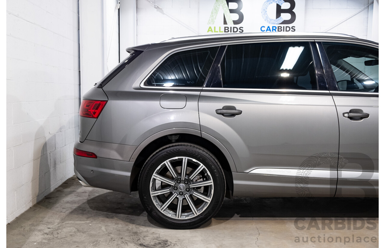 11/2015 Audi Q7 3.0 TDI Quattro (AWD) 4M 4d Wagon Graphite Grey Metallic Turbo Diesel V6 3.0L - 7 Seater
