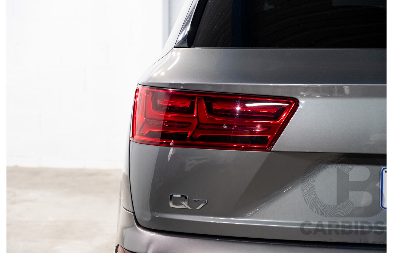 11/2015 Audi Q7 3.0 TDI Quattro (AWD) 4M 4d Wagon Graphite Grey Metallic Turbo Diesel V6 3.0L - 7 Seater