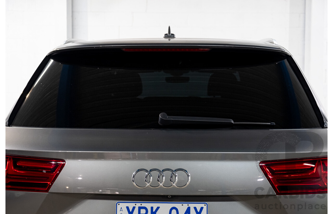 11/2015 Audi Q7 3.0 TDI Quattro (AWD) 4M 4d Wagon Graphite Grey Metallic Turbo Diesel V6 3.0L - 7 Seater