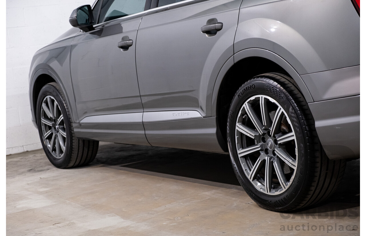 11/2015 Audi Q7 3.0 TDI Quattro (AWD) 4M 4d Wagon Graphite Grey Metallic Turbo Diesel V6 3.0L - 7 Seater