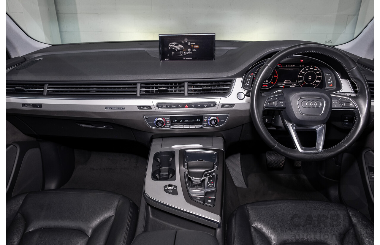 11/2015 Audi Q7 3.0 TDI Quattro (AWD) 4M 4d Wagon Graphite Grey Metallic Turbo Diesel V6 3.0L - 7 Seater