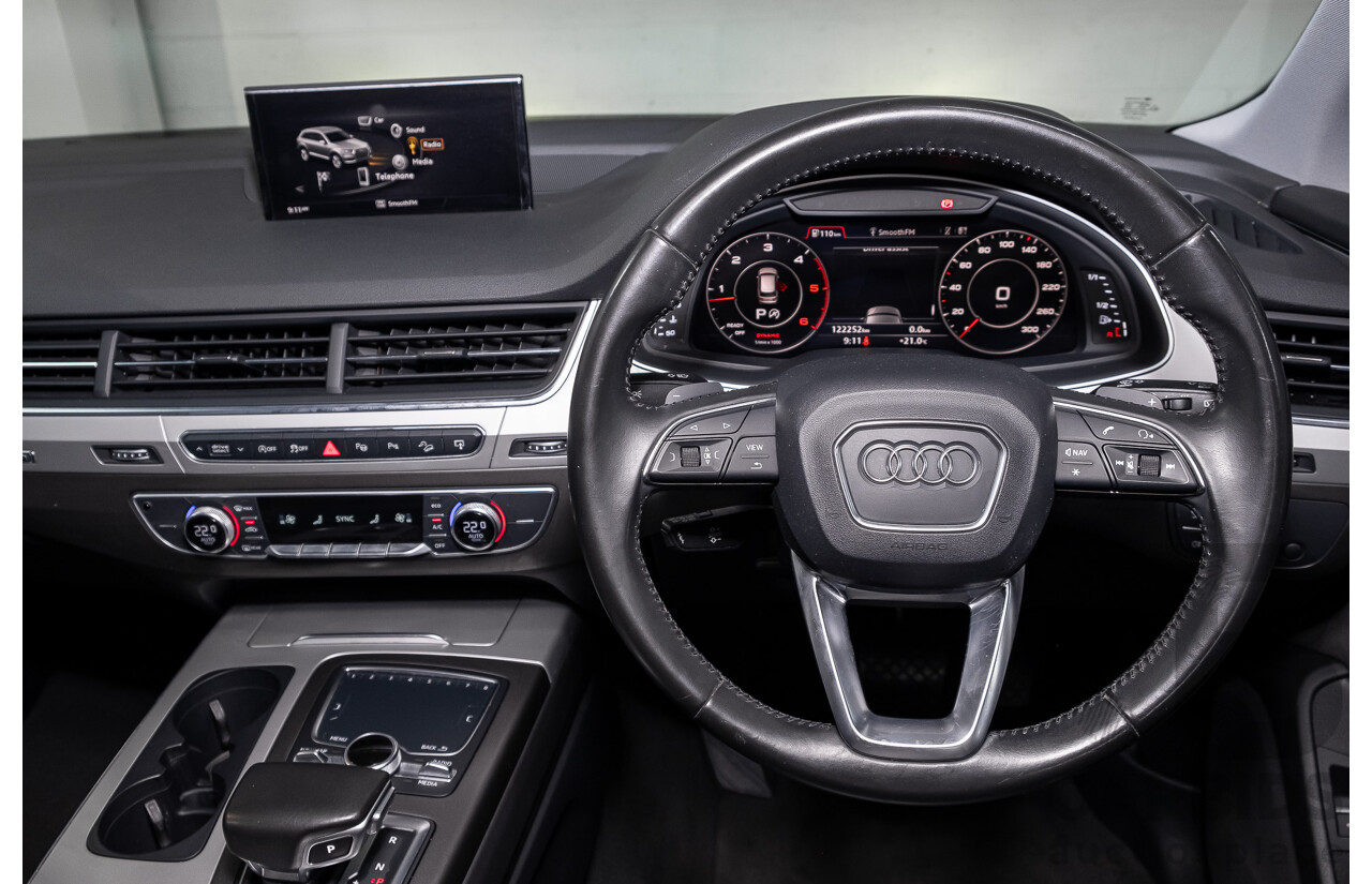 11/2015 Audi Q7 3.0 TDI Quattro (AWD) 4M 4d Wagon Graphite Grey Metallic Turbo Diesel V6 3.0L - 7 Seater