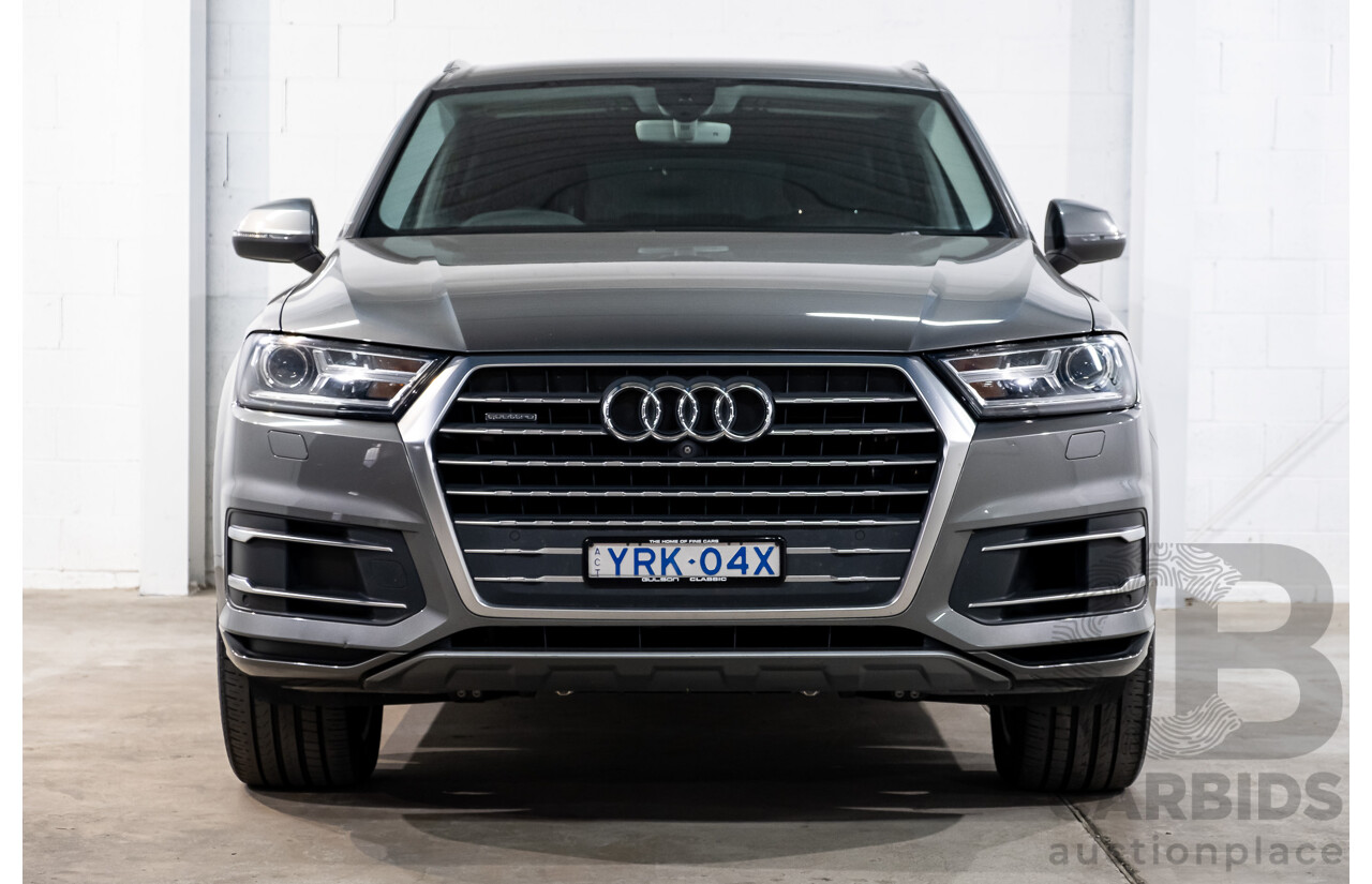11/2015 Audi Q7 3.0 TDI Quattro (AWD) 4M 4d Wagon Graphite Grey Metallic Turbo Diesel V6 3.0L - 7 Seater