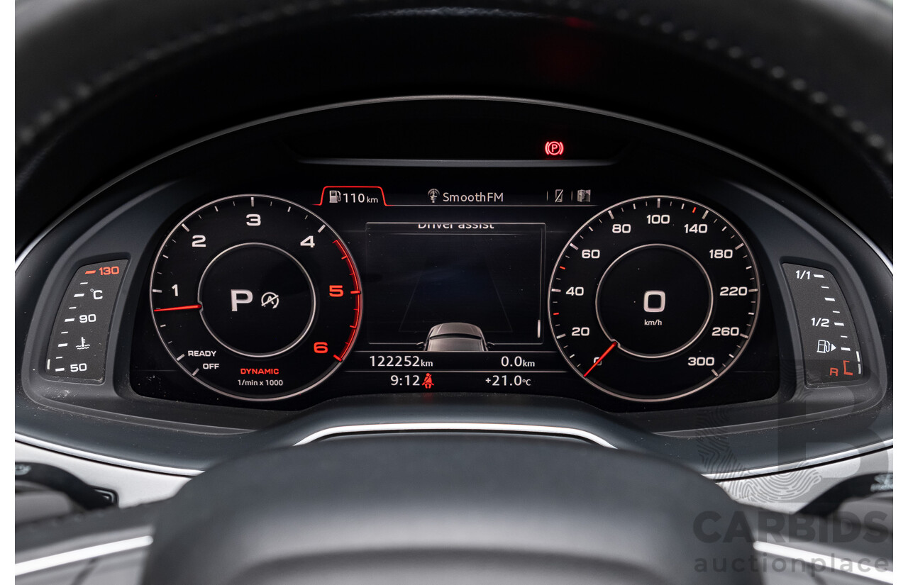 11/2015 Audi Q7 3.0 TDI Quattro (AWD) 4M 4d Wagon Graphite Grey Metallic Turbo Diesel V6 3.0L - 7 Seater