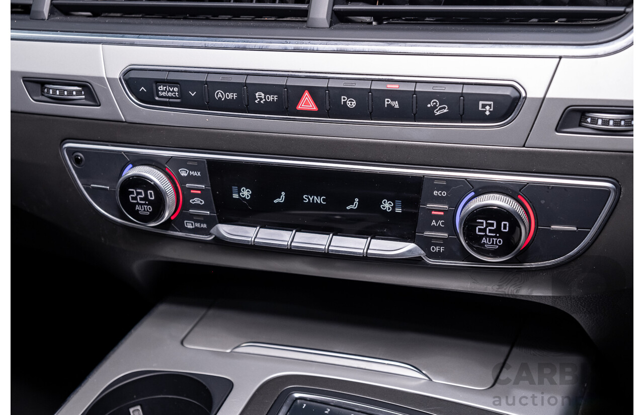 11/2015 Audi Q7 3.0 TDI Quattro (AWD) 4M 4d Wagon Graphite Grey Metallic Turbo Diesel V6 3.0L - 7 Seater