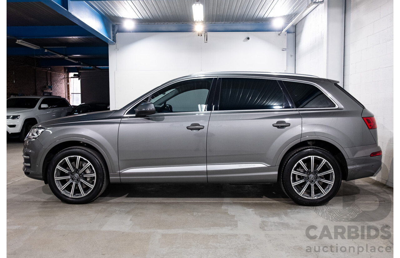 11/2015 Audi Q7 3.0 TDI Quattro (AWD) 4M 4d Wagon Graphite Grey Metallic Turbo Diesel V6 3.0L - 7 Seater