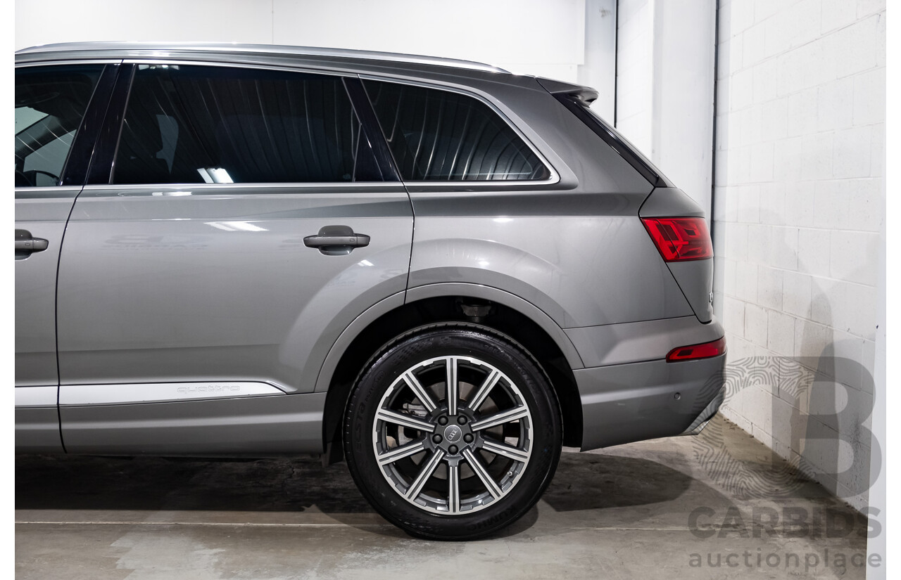 11/2015 Audi Q7 3.0 TDI Quattro (AWD) 4M 4d Wagon Graphite Grey Metallic Turbo Diesel V6 3.0L - 7 Seater