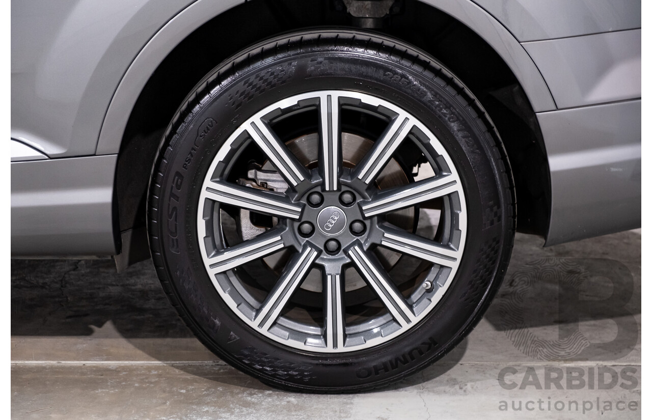 11/2015 Audi Q7 3.0 TDI Quattro (AWD) 4M 4d Wagon Graphite Grey Metallic Turbo Diesel V6 3.0L - 7 Seater