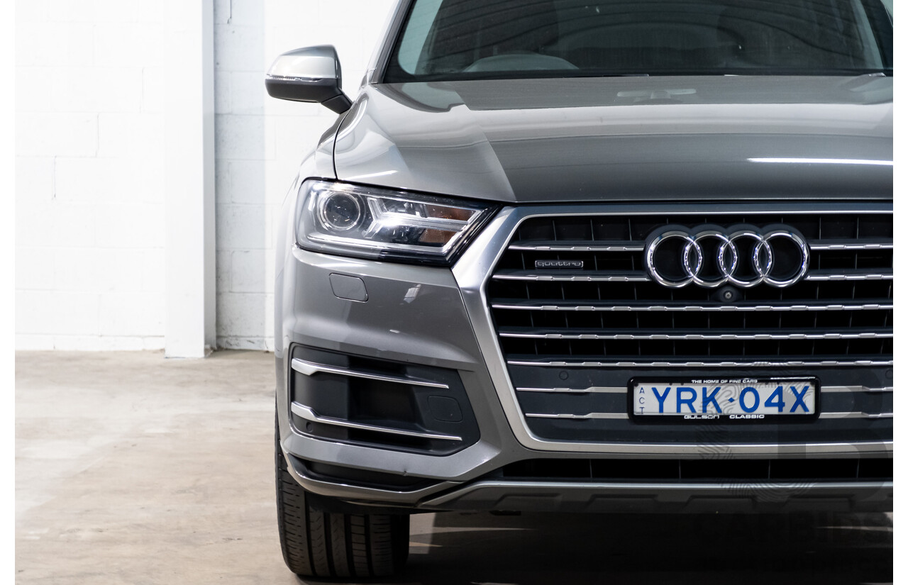 11/2015 Audi Q7 3.0 TDI Quattro (AWD) 4M 4d Wagon Graphite Grey Metallic Turbo Diesel V6 3.0L - 7 Seater