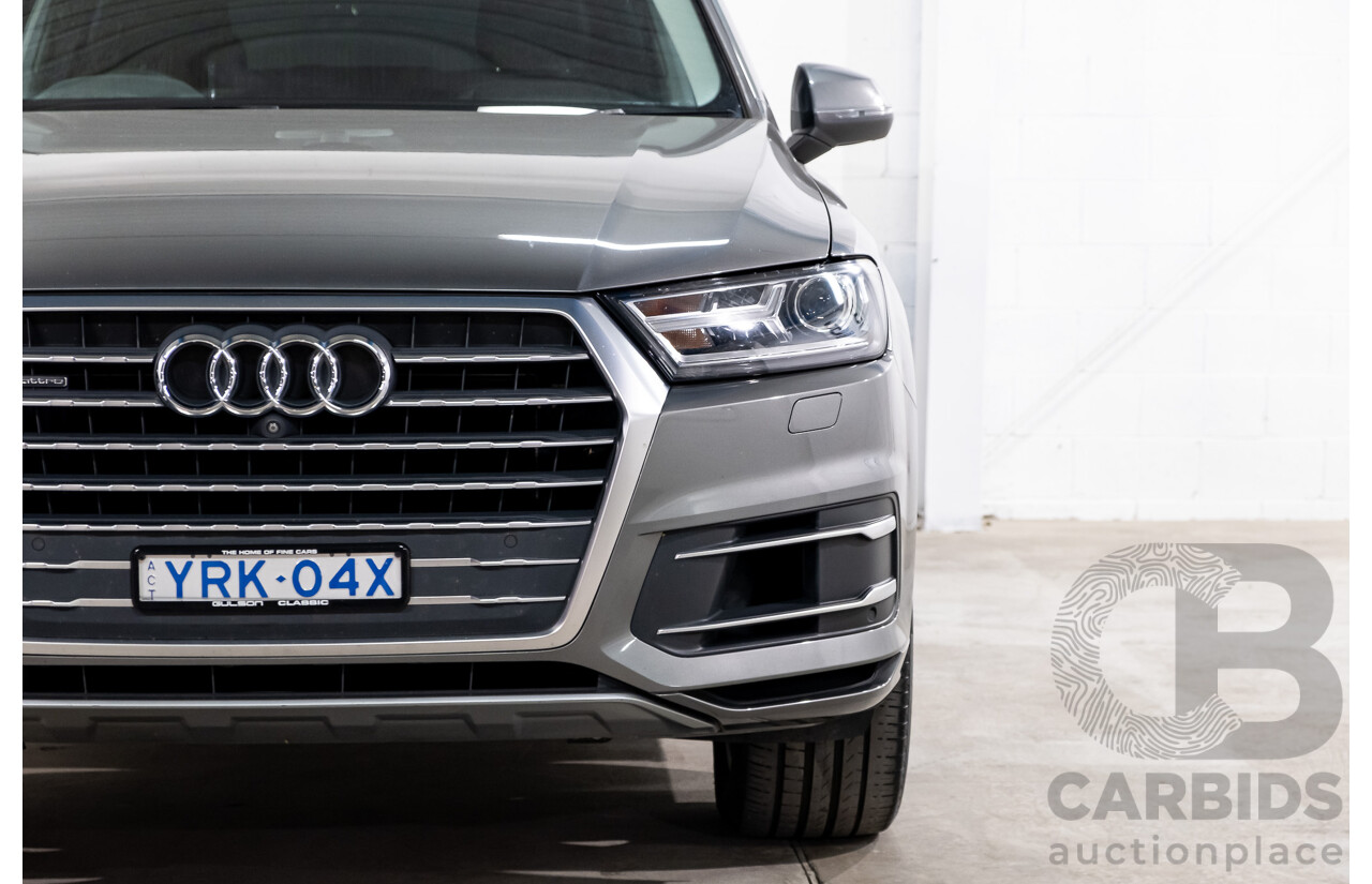11/2015 Audi Q7 3.0 TDI Quattro (AWD) 4M 4d Wagon Graphite Grey Metallic Turbo Diesel V6 3.0L - 7 Seater