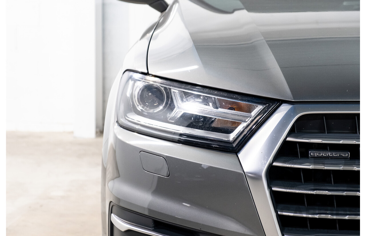 11/2015 Audi Q7 3.0 TDI Quattro (AWD) 4M 4d Wagon Graphite Grey Metallic Turbo Diesel V6 3.0L - 7 Seater