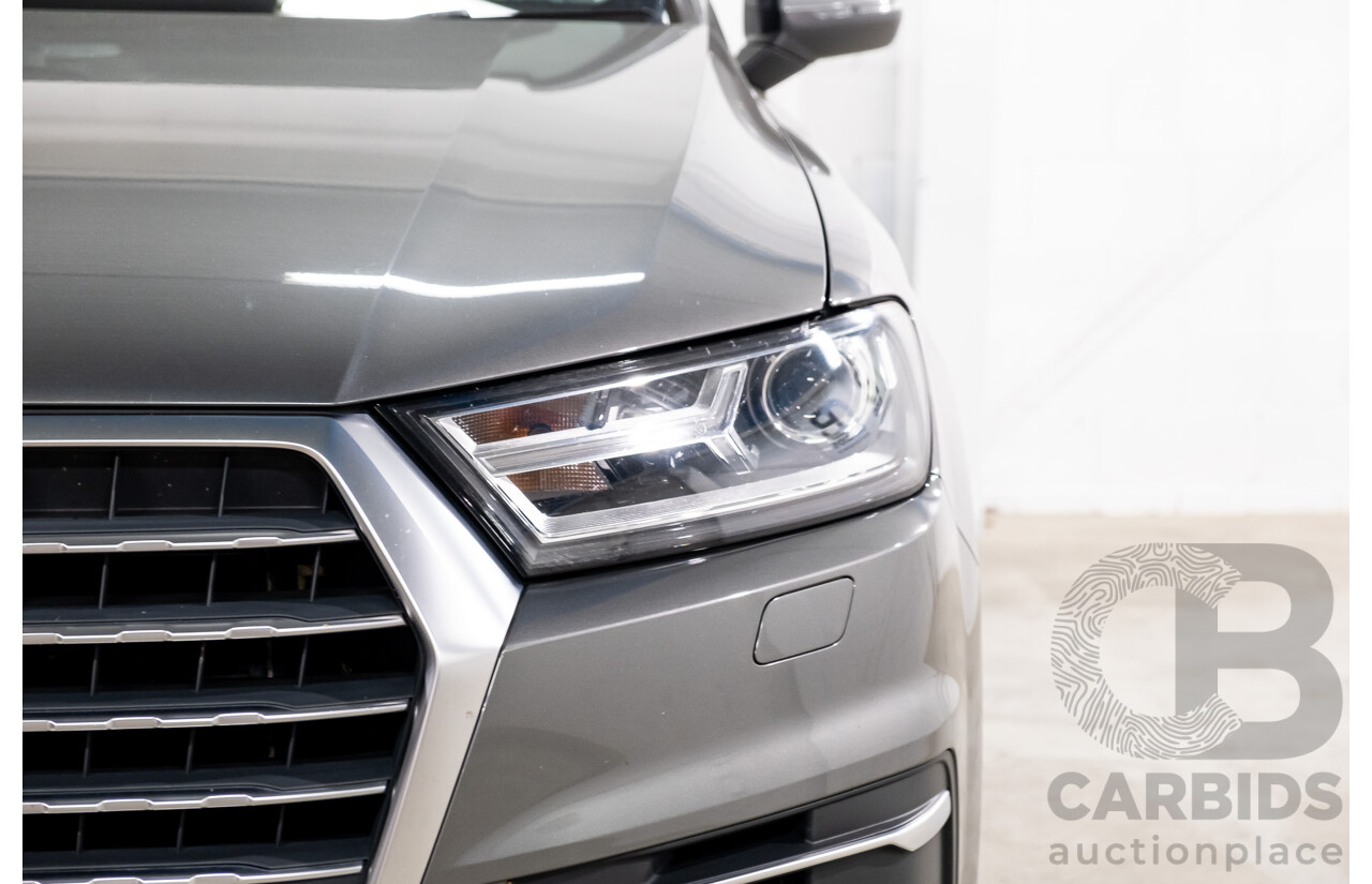 11/2015 Audi Q7 3.0 TDI Quattro (AWD) 4M 4d Wagon Graphite Grey Metallic Turbo Diesel V6 3.0L - 7 Seater