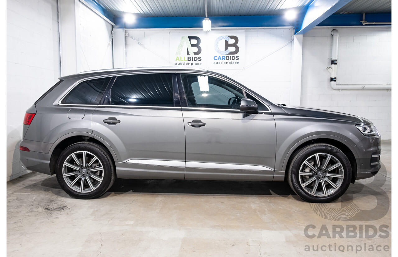 11/2015 Audi Q7 3.0 TDI Quattro (AWD) 4M 4d Wagon Graphite Grey Metallic Turbo Diesel V6 3.0L - 7 Seater