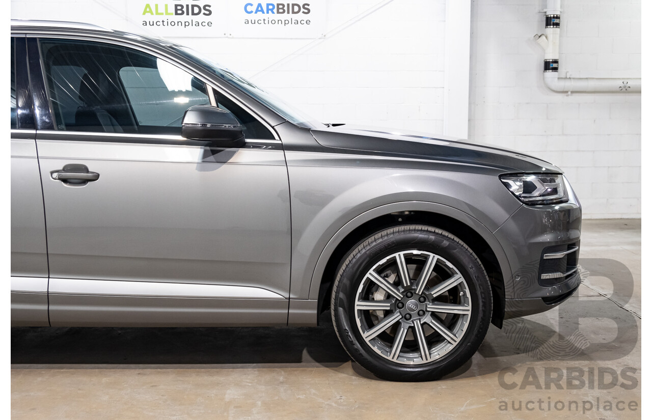 11/2015 Audi Q7 3.0 TDI Quattro (AWD) 4M 4d Wagon Graphite Grey Metallic Turbo Diesel V6 3.0L - 7 Seater