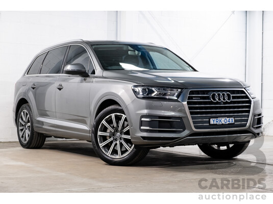 11/2015 Audi Q7 3.0 TDI Quattro (AWD) 4M 4d Wagon Graphite Grey Metallic Turbo Diesel V6 3.0L - 7 Seater