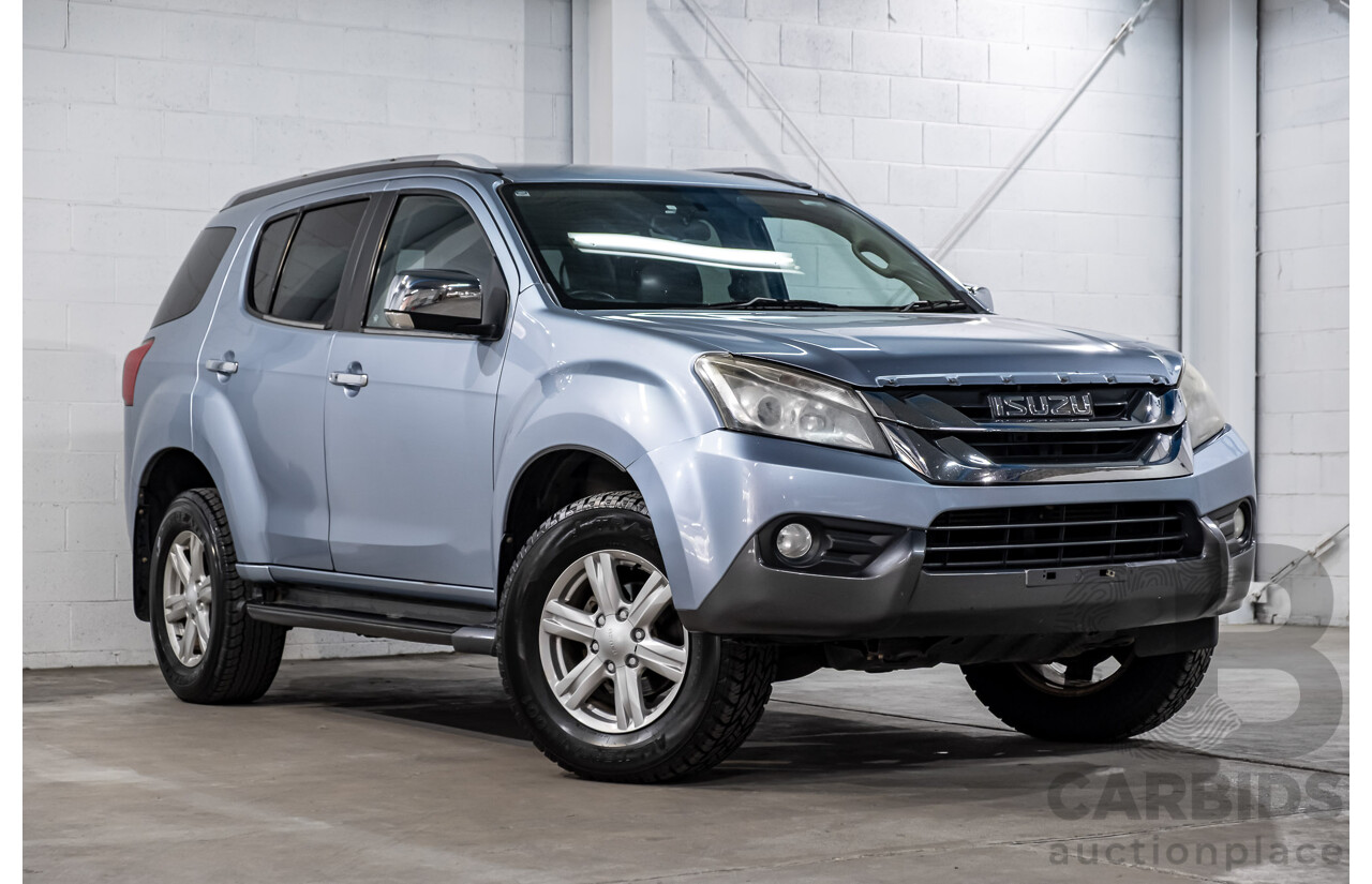05/2016 Isuzu MU-X LS-T (4x4) UC MY15 4d Wagon Fjord Blue Metallic Turbo Diesel 3.0L
