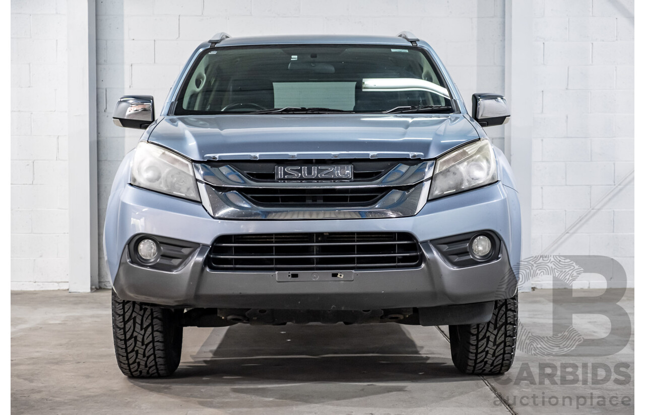 05/2016 Isuzu MU-X LS-T (4x4) UC MY15 4d Wagon Fjord Blue Metallic Turbo Diesel 3.0L