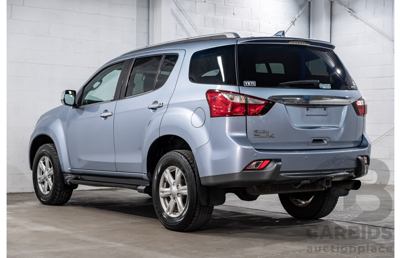05/2016 Isuzu MU-X LS-T (4x4) UC MY15 4d Wagon Fjord Blue Metallic Turbo Diesel 3.0L