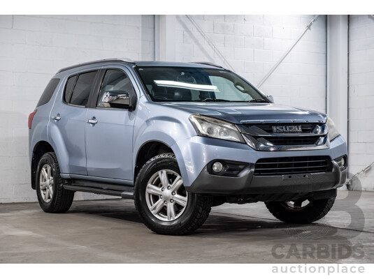 05/2016 Isuzu MU-X LS-T (4x4) UC MY15 4d Wagon Fjord Blue Metallic Turbo Diesel 3.0L