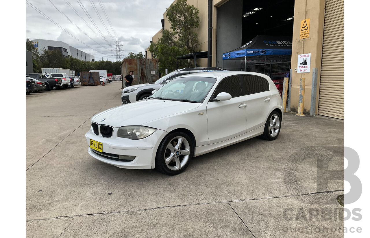 7/2008 BMW 120i E87 MY07 Upgrade 5d Hatchback White 2.0L