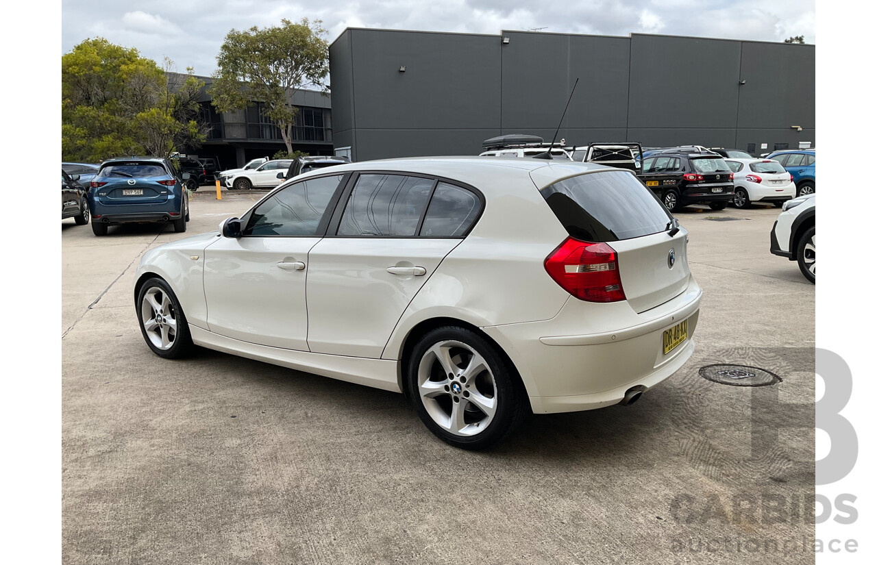 7/2008 BMW 120i E87 MY07 Upgrade 5d Hatchback White 2.0L