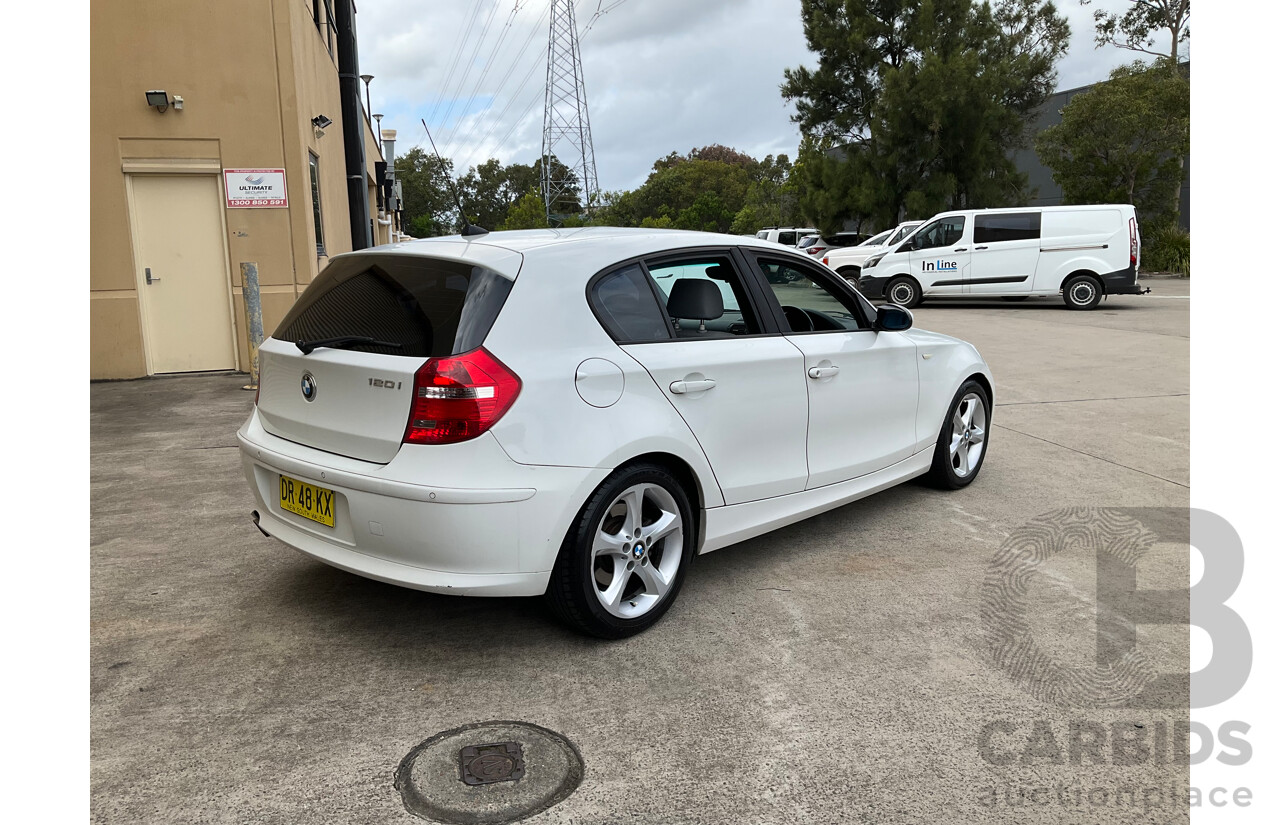 7/2008 BMW 120i E87 MY07 Upgrade 5d Hatchback White 2.0L