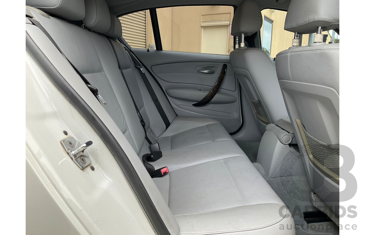 7/2008 BMW 120i E87 MY07 Upgrade 5d Hatchback White 2.0L