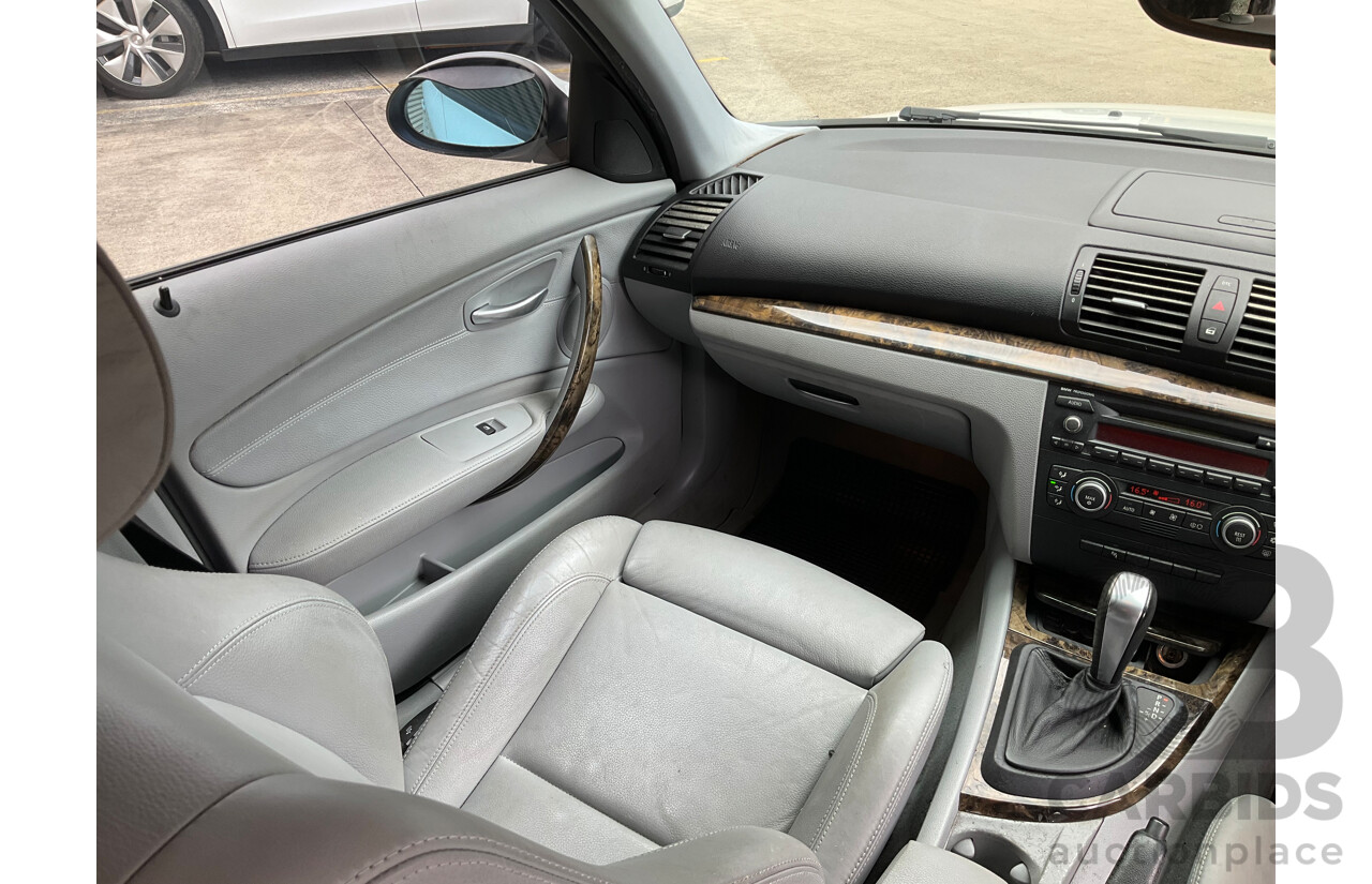 7/2008 BMW 120i E87 MY07 Upgrade 5d Hatchback White 2.0L
