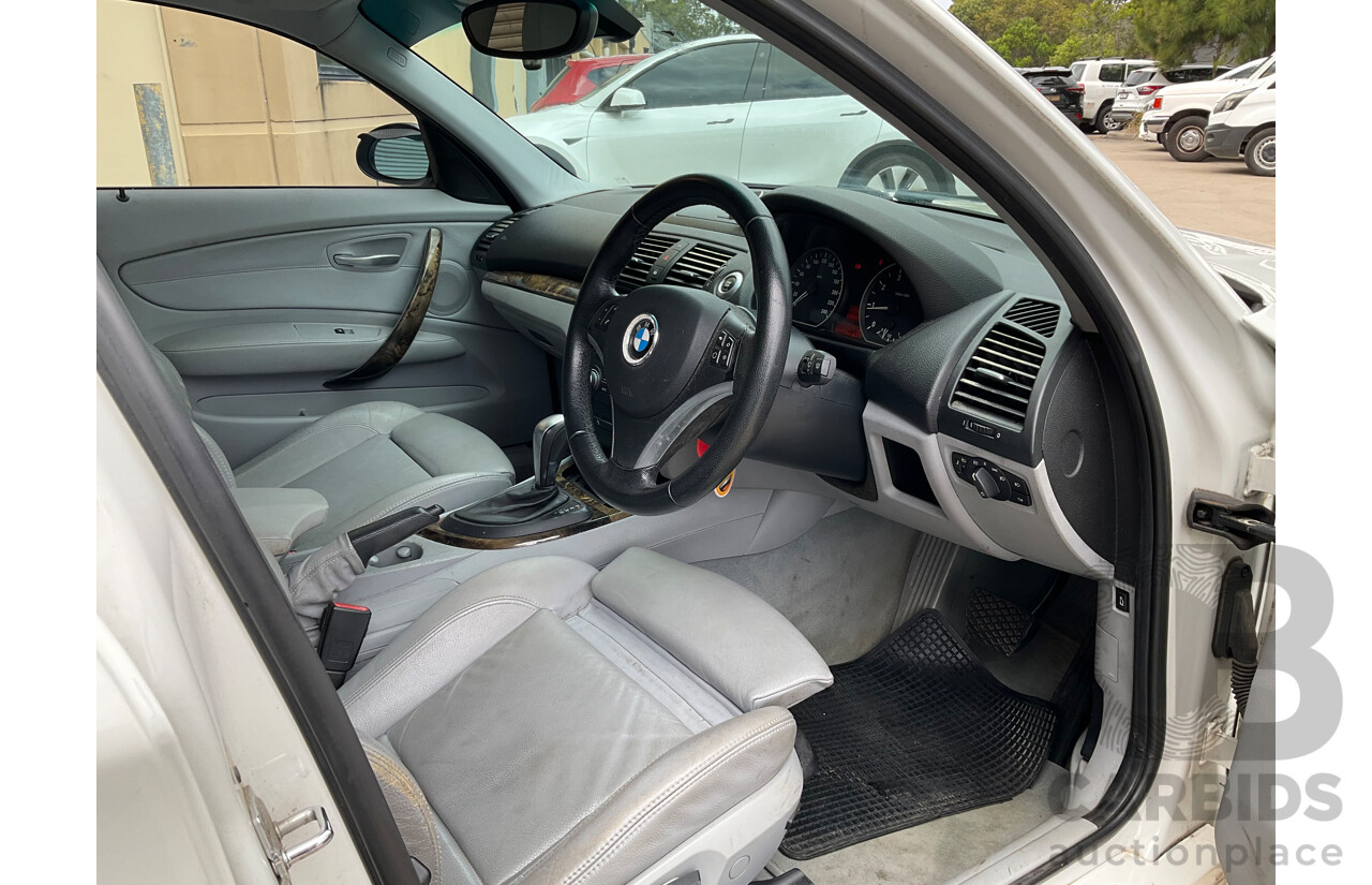 7/2008 BMW 120i E87 MY07 Upgrade 5d Hatchback White 2.0L