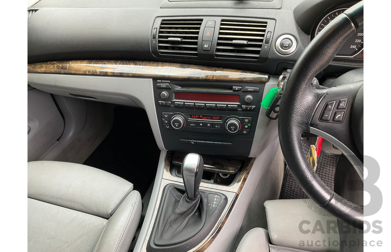 7/2008 BMW 120i E87 MY07 Upgrade 5d Hatchback White 2.0L