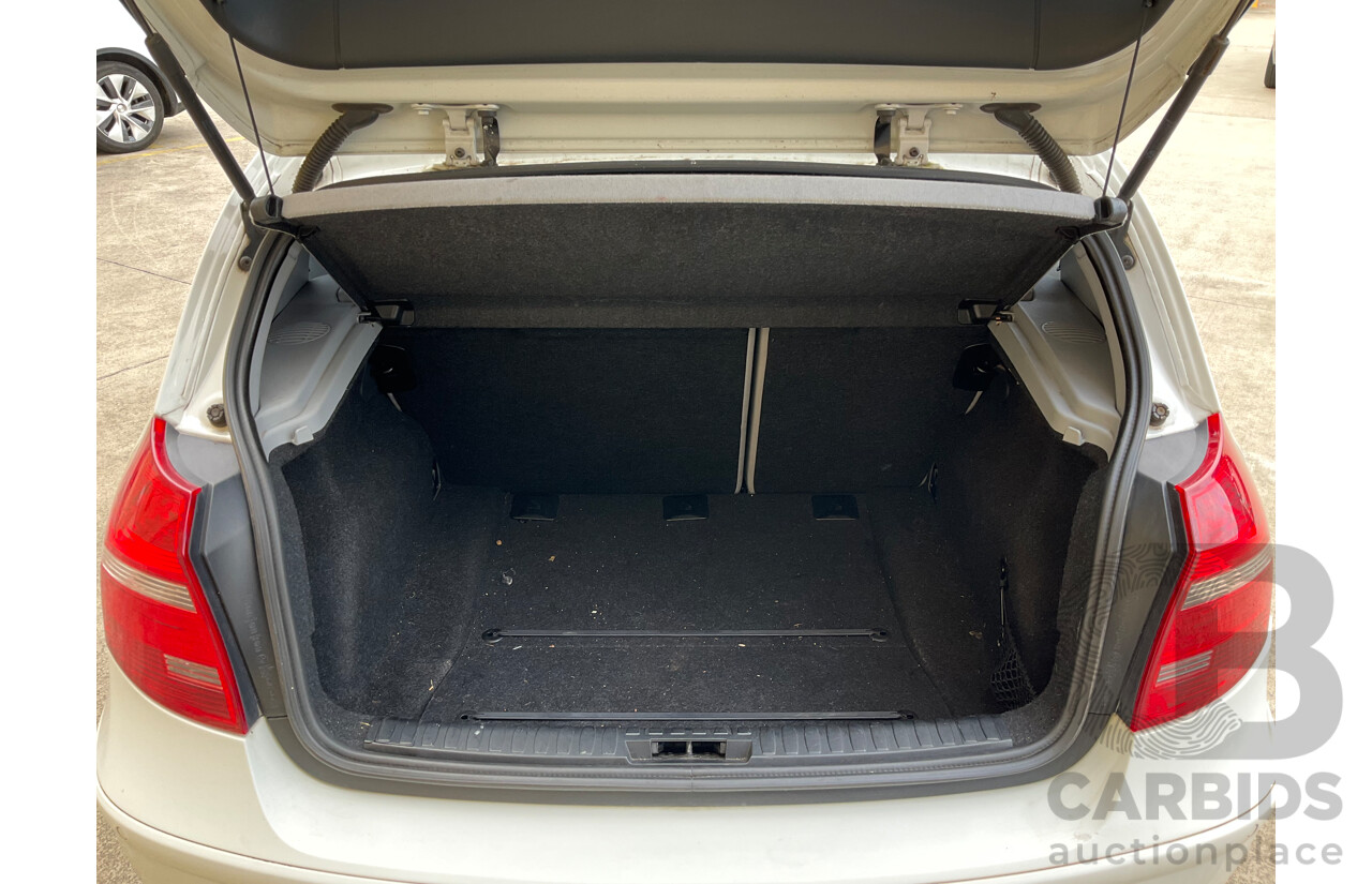 7/2008 BMW 120i E87 MY07 Upgrade 5d Hatchback White 2.0L