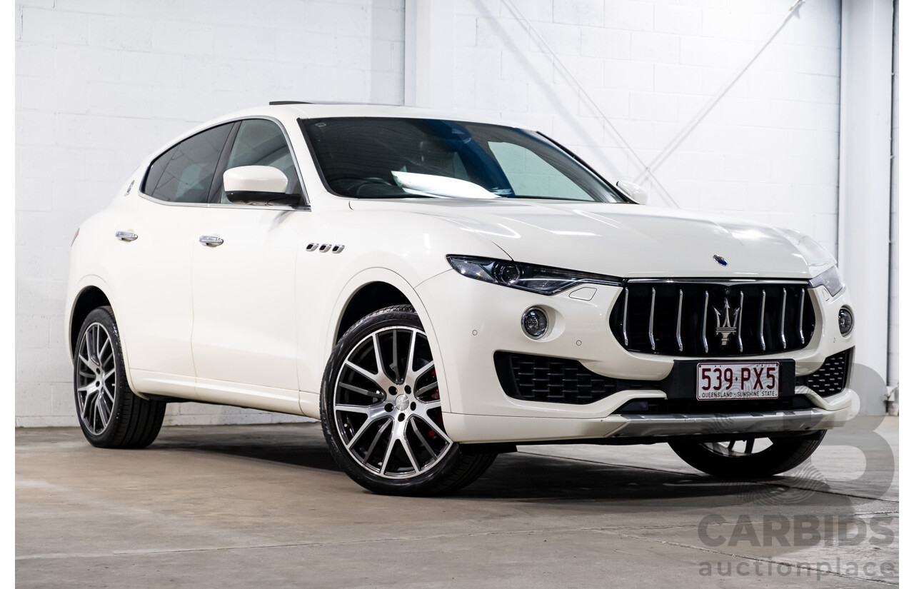 2/2017 Maserati Levante (AWD) M161 MY17 4d Wagon White Turbo Diesel V6 3.0L
