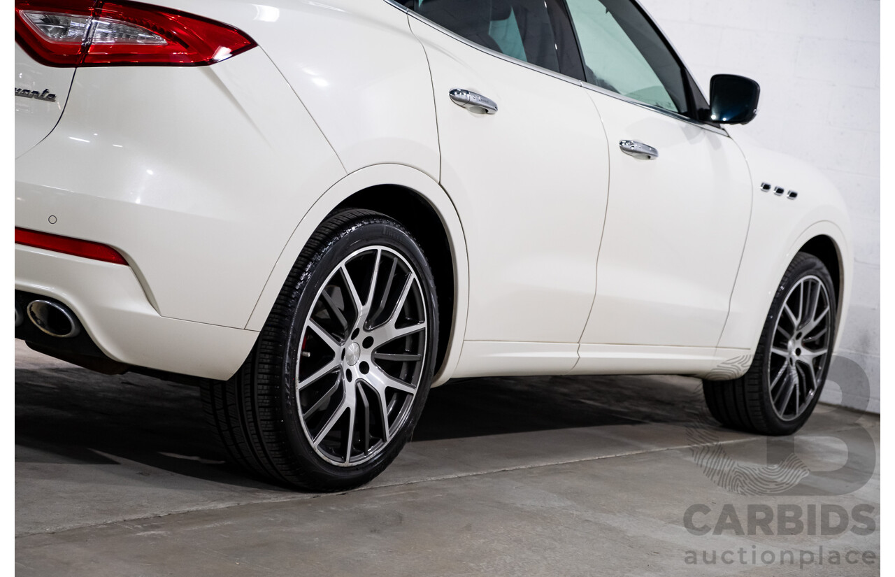 2/2017 Maserati Levante (AWD) M161 MY17 4d Wagon White Turbo Diesel V6 3.0L