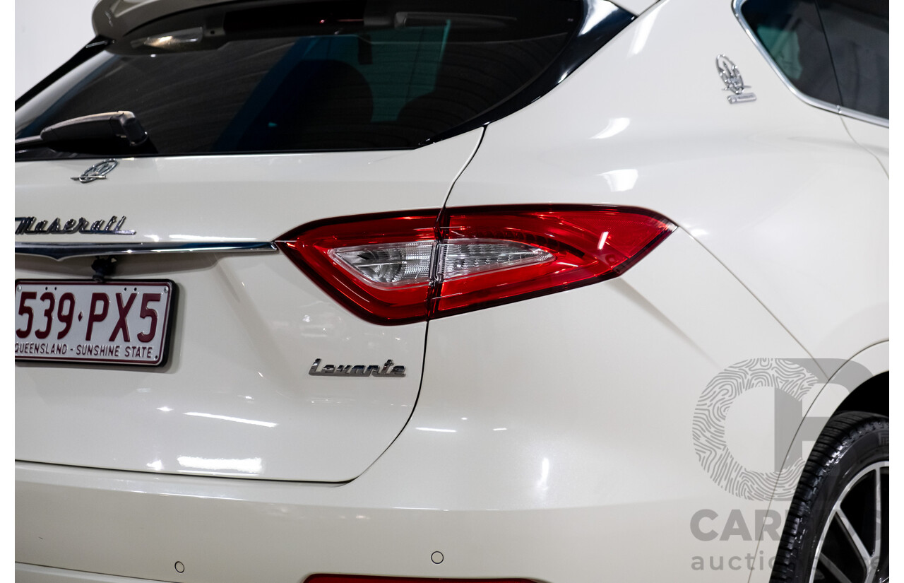 2/2017 Maserati Levante (AWD) M161 MY17 4d Wagon White Turbo Diesel V6 3.0L
