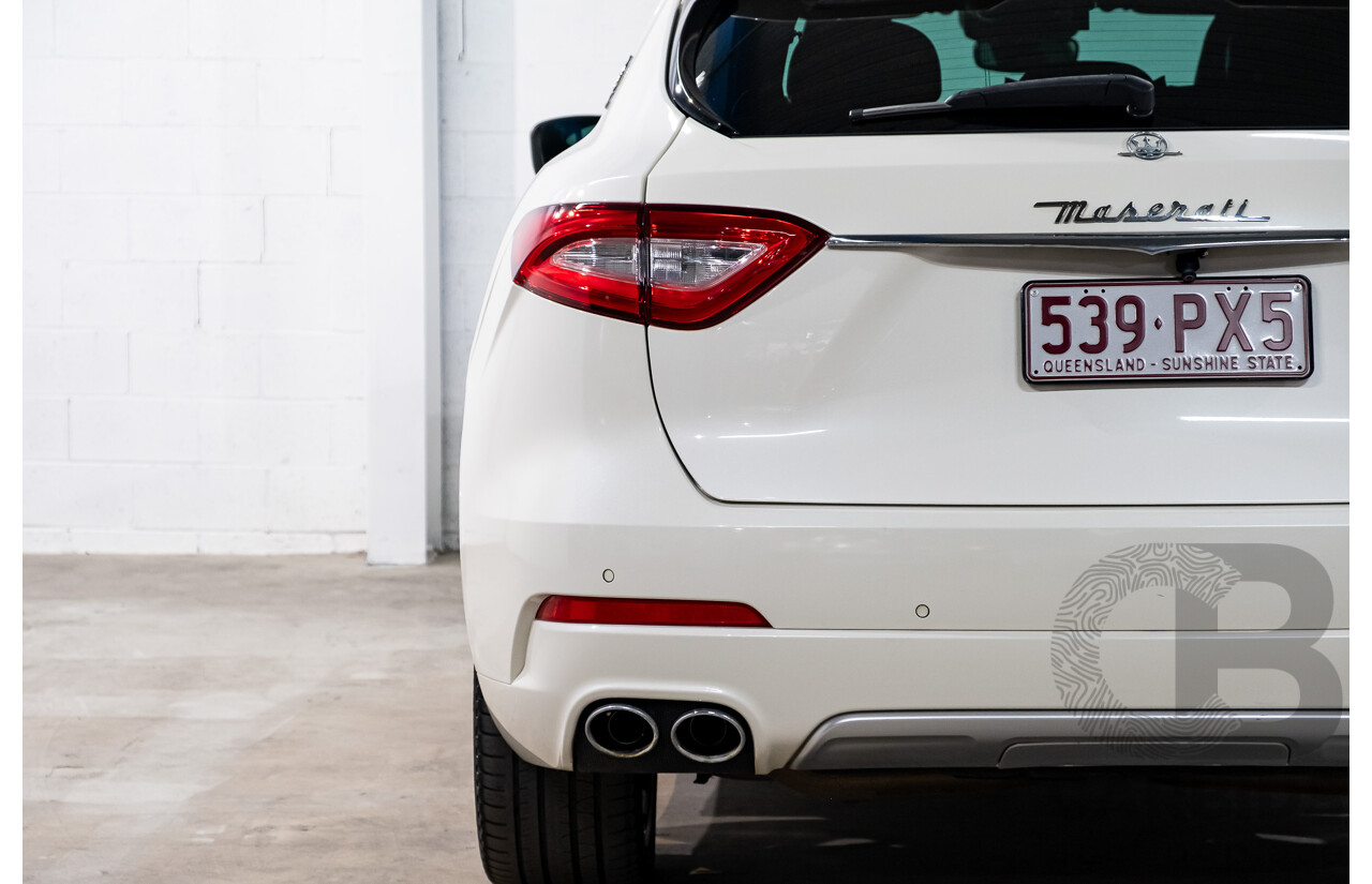 2/2017 Maserati Levante (AWD) M161 MY17 4d Wagon White Turbo Diesel V6 3.0L