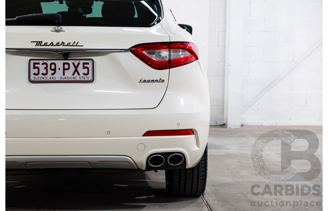 2/2017 Maserati Levante (AWD) M161 MY17 4d Wagon White Turbo Diesel V6 3.0L
