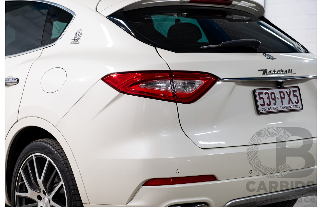 2/2017 Maserati Levante (AWD) M161 MY17 4d Wagon White Turbo Diesel V6 3.0L