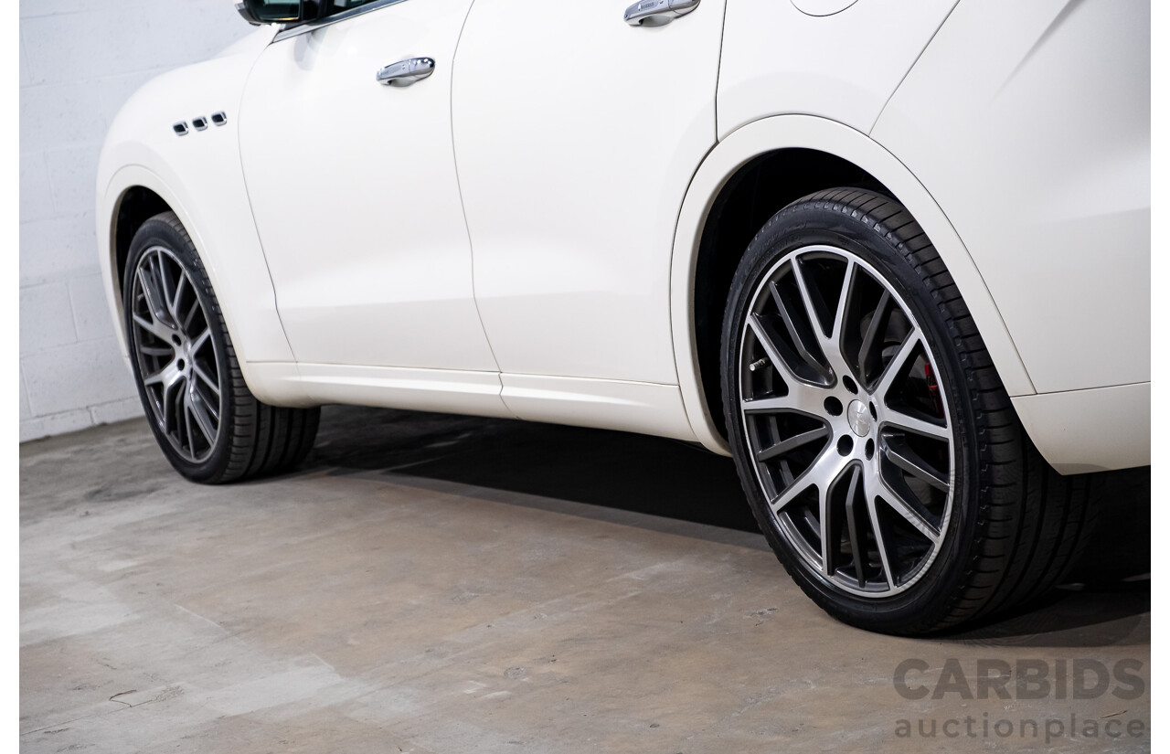 2/2017 Maserati Levante (AWD) M161 MY17 4d Wagon White Turbo Diesel V6 3.0L