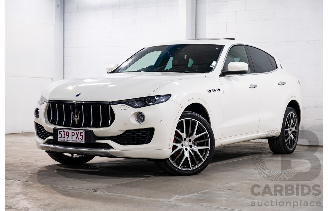 2/2017 Maserati Levante (AWD) M161 MY17 4d Wagon White Turbo Diesel V6 3.0L