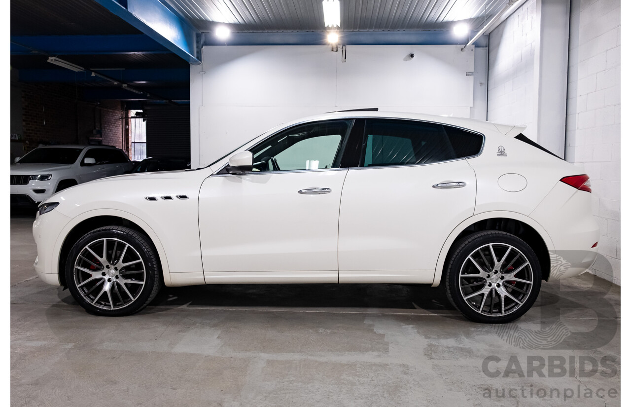 2/2017 Maserati Levante (AWD) M161 MY17 4d Wagon White Turbo Diesel V6 3.0L