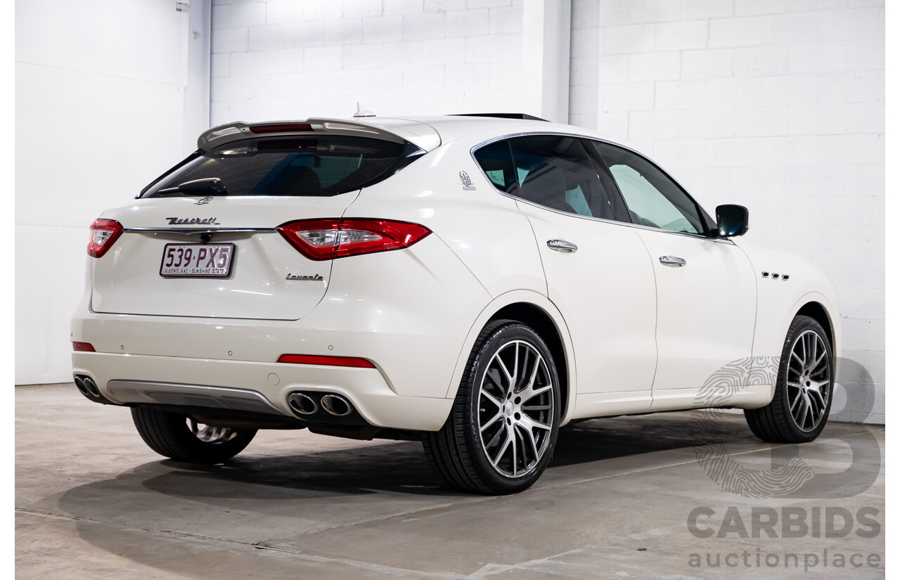 2/2017 Maserati Levante (AWD) M161 MY17 4d Wagon White Turbo Diesel V6 3.0L
